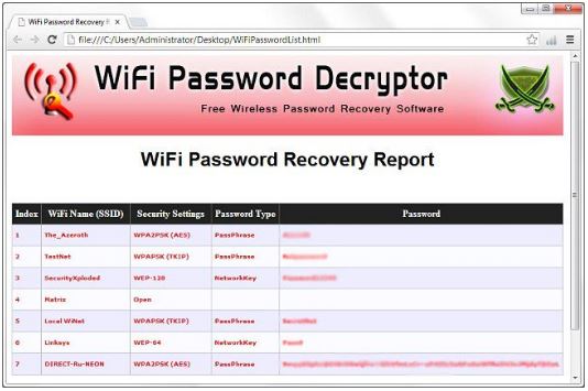 Download WiFi Password Decryptor 14.0 [Latest]