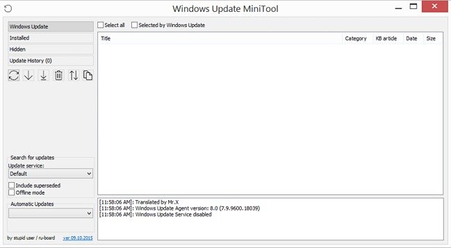Windows Update MiniTool