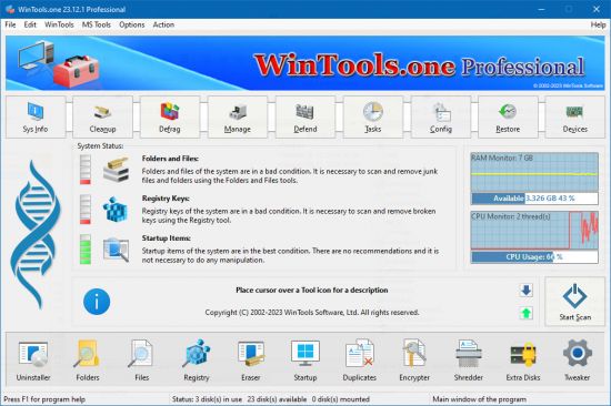 Download WinTools.one Pro 25.10.1 RePack & Portable