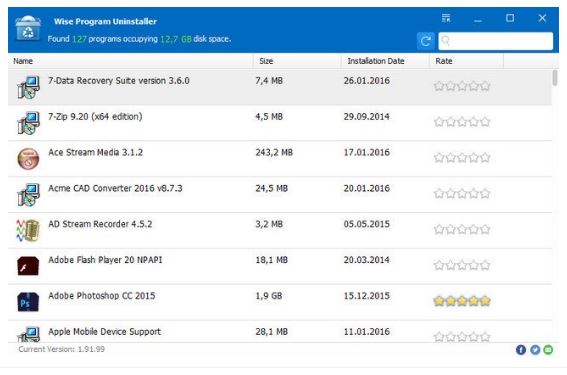 Download Wise Program Uninstaller 3.2.7.271 RePack & Portable