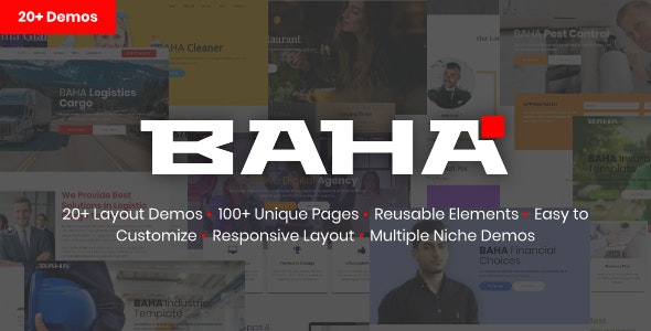 BAHA v1.0 - Responsive Multi-Purpose HTML Template