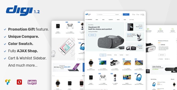 Digi v1.5.6 - Electronics Store WooCommerce Theme