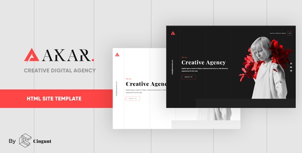 Akar v1.0 – Creative Digital & Marketing Agency OnePage Template
