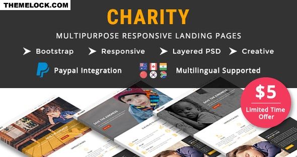 CHARITY v1.1 - Multipurpose Responsive HTML Landing Pages