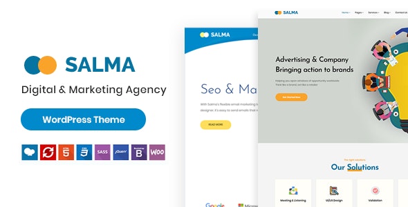 Salma v1.0.0 - SEO Marketing WordPress Theme