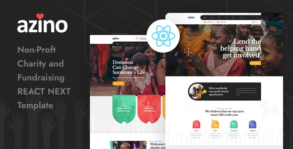 Download Azino v1.0 – React Next Nonprofit Charity Template | Free Nulled Scripts