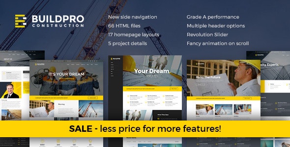 BuildPro v1.3 - Construction and Building Website Template