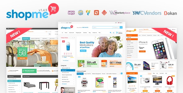 ShopMe v1.4.9 - Woocommerce WordPress Theme