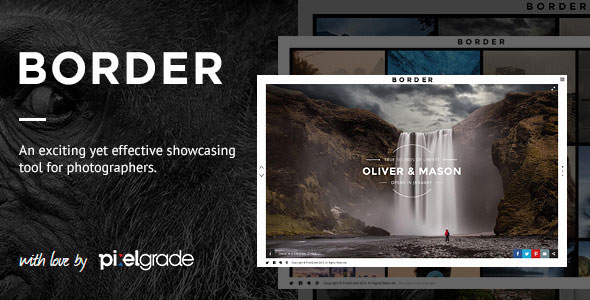 BORDER v1.9.3 - A Delightful Photography WordPress Theme