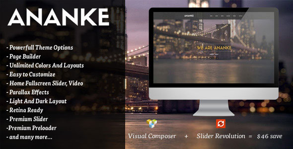 Ananke v3.6.6 - One Page Parallax WordPress Theme
