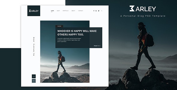 Barley v1.0 - Creative Personal WordPress Blog Theme