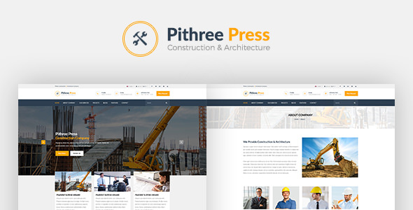 Pithree v1.6 - Construction & Building WordPress Theme