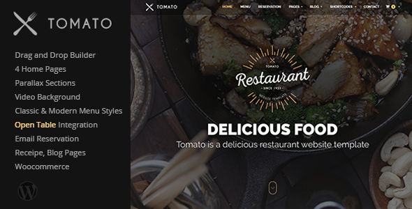 Tomato v1.3 - Restaurant, Cafe, Espresso Theme