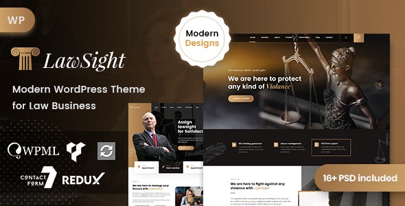 Lawsight v1.1.1 - Law & Lawyer WordPress