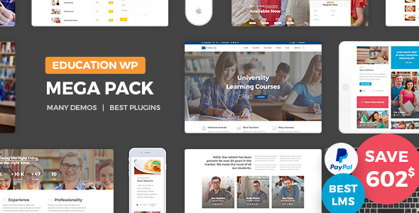 Education Pack v1.6 - Education Learning Theme WP