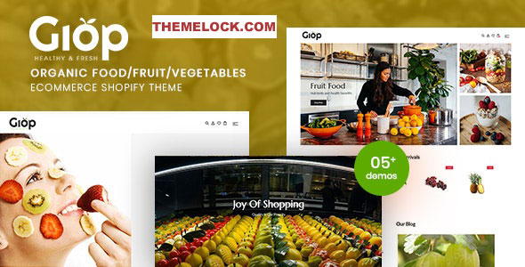 Giop v1.0 - Organic Food/Fruit/Vegetables eCommerce Shopify Theme