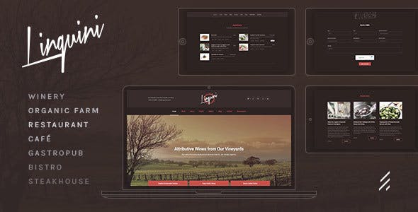 Linguini v3.2.4 - Restaurant WordPress Theme