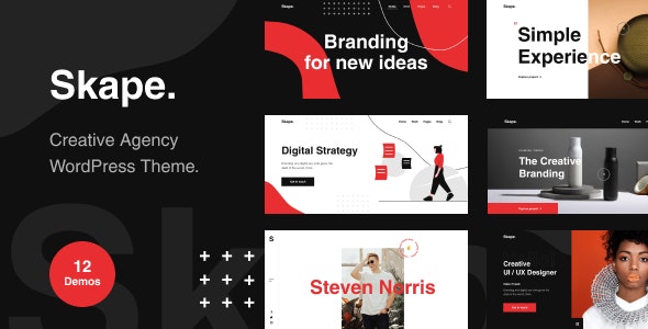 Skape v1.0.0 - Creative & Modern Agency WordPress Theme