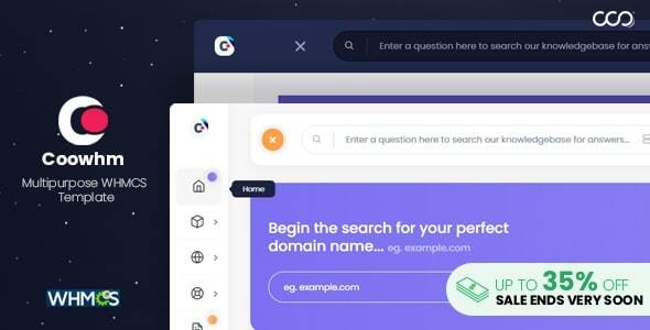 Download COOWHM v1.2 – Multipurpose WHMCS Template | Free Nulled Scripts