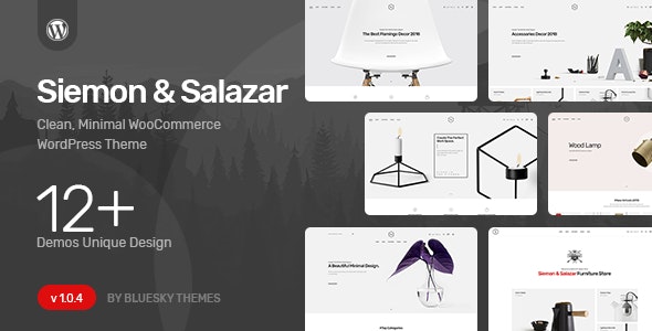Siemon & Salazar v1.0.5 - Clean, Minimal WooCommerce Theme