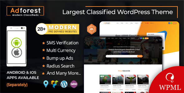 AdForest v4.2.9 - Classified Ads WordPress Theme