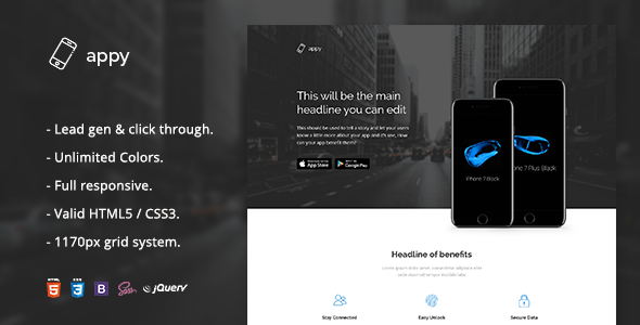 Download Appy – App Landing Page HTML Template | Free Nulled Scripts