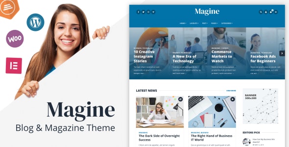 Magine v1.0 - Business Blog WordPress Theme