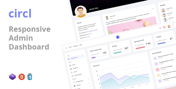 Circl v1.0 - Responsive Admin Dashboard Template