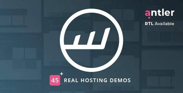 Antler v2.1.4 - Hosting Provider & WHMCS Template