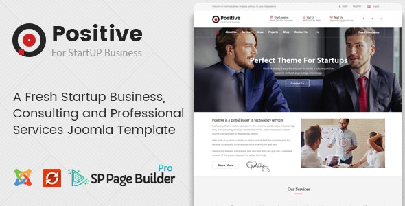 Positive v1.1 - Startup Business Joomla Template