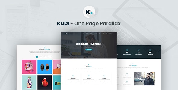 Kudi v1.0 - One Page Parallax