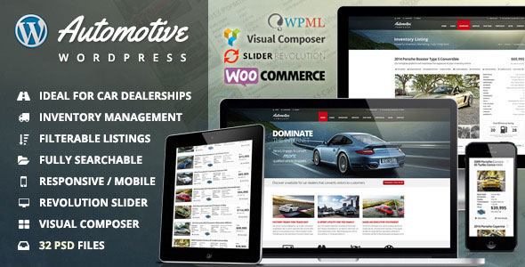 Automotive v11.0 - Car Dealership Business WordPress Theme