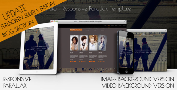 Alfa v2.0 - Responsive OnePage Wordpress Theme