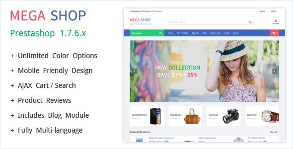 MegaShop v2.2.3 - Prestashop Theme