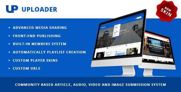 Uploader v2.2.7 - Advanced Media Sharing Theme