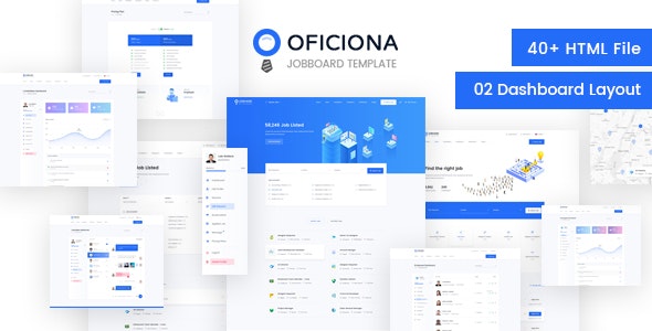 Oficiona v1.4 - Job Board HTML Template