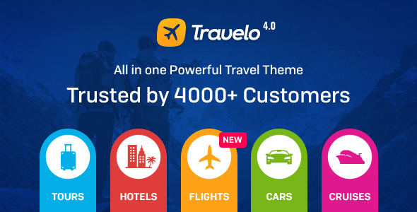 Travelo v4.0.1 - Travel/Tour Booking Wordpress Theme