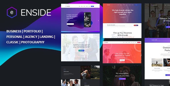 Enside v1.0 - Multipurpose Onepage Template