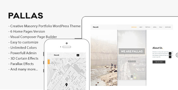 Download Pallas v1.7.2 – Creative Multi-Purpose WordPress Theme | Free Nulled Scripts