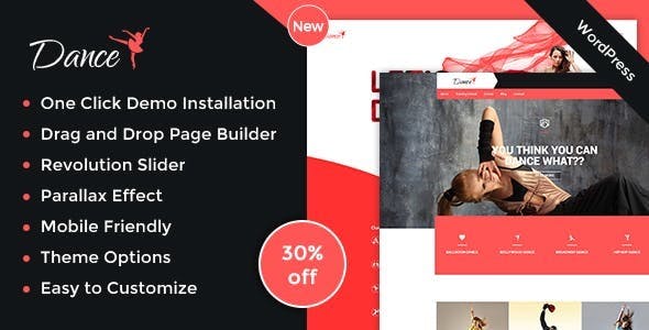 Dance Academy v1.4 - Dance Studio WordPress Theme