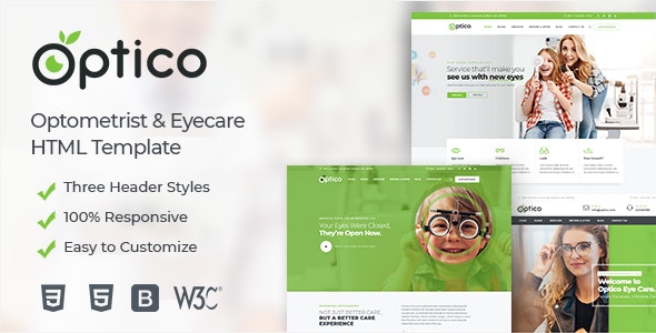 Optico v1.0 - Eyecare HTML Template