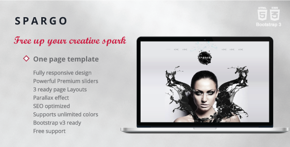 Download Spargo – Responsive Single Page Template | Free Nulled Scripts