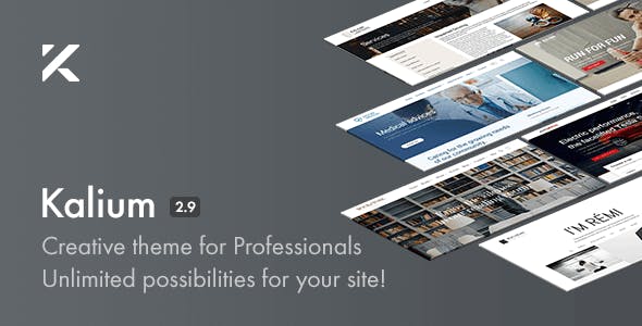 Kalium v2.9 - Creative Theme for Professionals