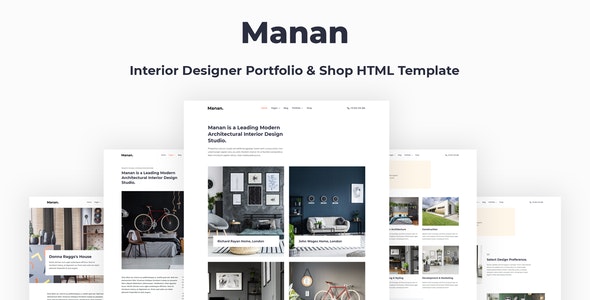 Manan v1.0 - Interior Designer HTML Template