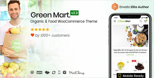 GreenMart v2.3.7 - Organic & Food WooCommerce WordPress Theme