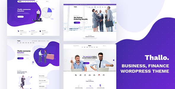 Thallo v1.0.2 - Consulting & Finance WordPress Theme