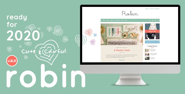 Robin v6.1 - Cute & Colorful Blog Theme