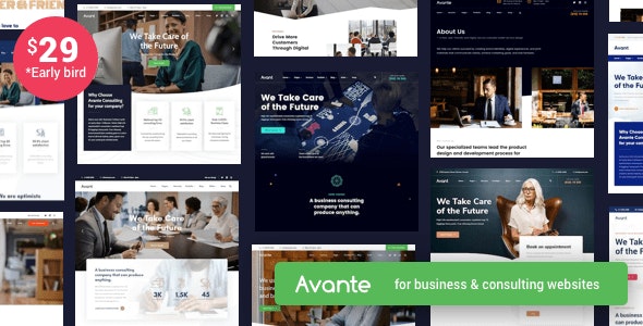 Avante v1.6 - Business Consulting WordPress