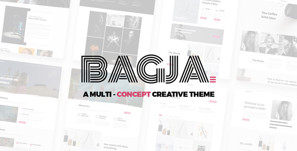 Bagja v1.2.3 - Responsive Multi Concept Portfolio Theme