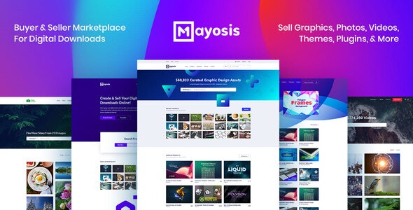 Mayosis v2.7.1 - Digital Marketplace WordPress Theme